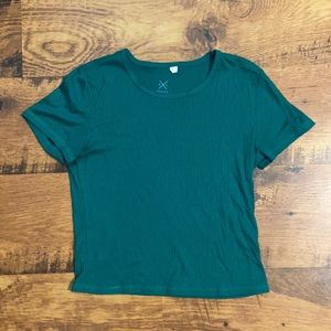 Pacsun Short-Sleeved Ribbed Top